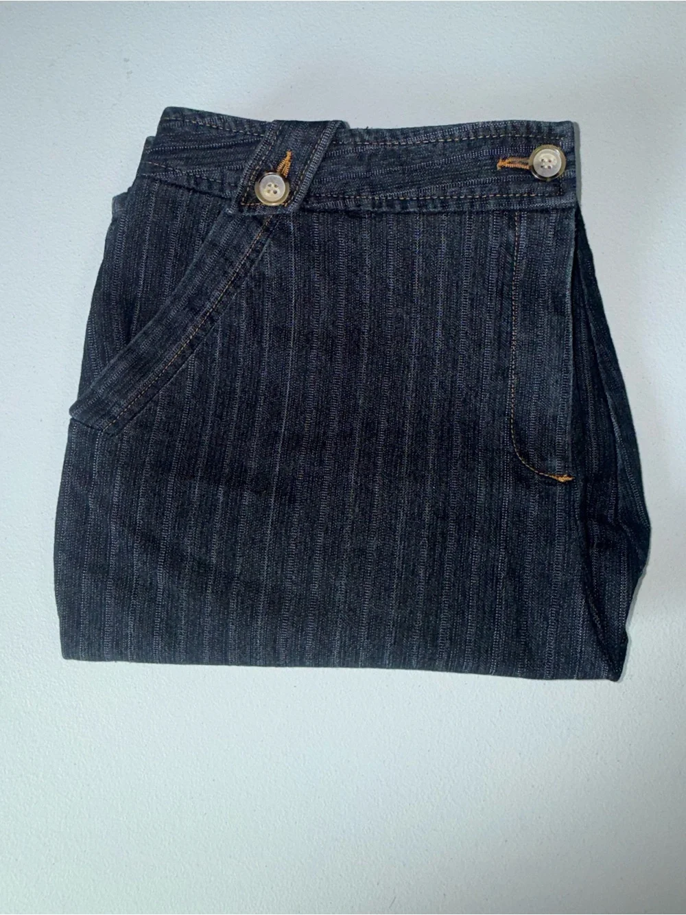 Dressbarn NWT Dark Denim Bermuda Shorts nwt resort preppy size 16